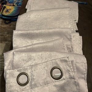 Elegant light gray Curtains with Grommets